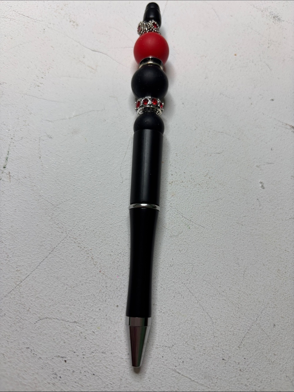 Black and Red Decorative Ballpoint Pen